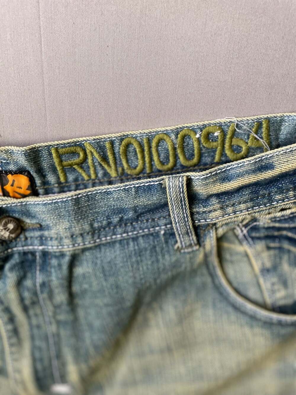 Akademiks Vintage Y2K Baggy Graphic Print Denim Jorts Shorts Size 44 - Picture 2 of 9